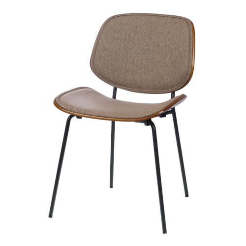 Amadeus - Chaise Atlanta Grise Noyer (Lot de 2)