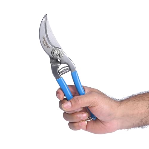 Image of Taparia Pruning Shear PS10 (195mm Cutter for 15-25mm Stem Capacity)-High Carbon Steel Blades for Long-Lasting Sharpness and precision-Comfortable Cushion Grip Handle-Durable Gardening Tool