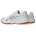 ASICS Women's Upcourt 6 Volleyball Shoes, 8, White/Pure Silver