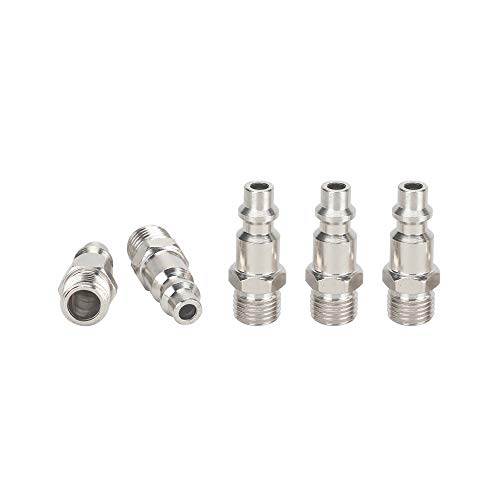 Air Plug Kit, 1/4 Inch NPT Male Plug Air Hose Quick Pneumatic Connector Air Compressor Fittings Plug Kit Socket Connector