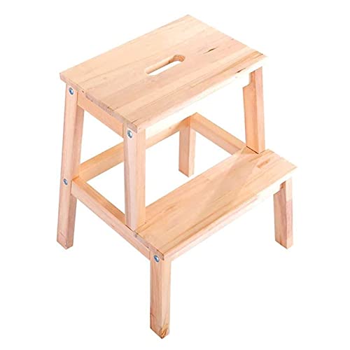 Taburete plegable de madera para cocina y armarios altos silla escalera móvil DASHADAO 8