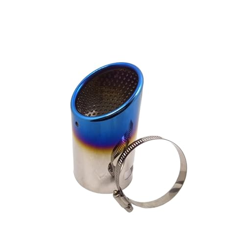 Silencieux d'échappement performant pour VW CC avec canule bleu sport