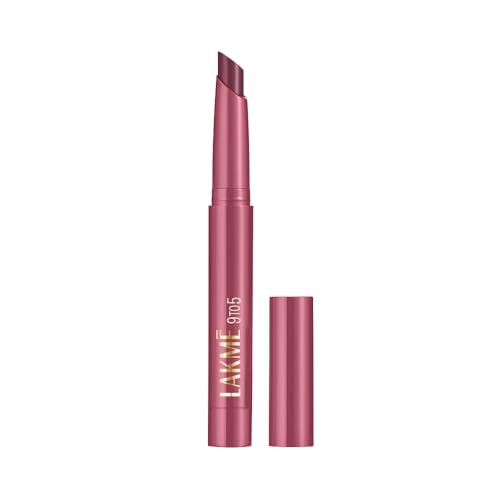 Image of Lakme 9 to 5 Forever Matte Lip Crayon, Burgundy Bloom, 1.1g, for Smooth and Supple Lips, with Vitamin C, Matte Finish, 8 Hr Hydration, Long Lasting all day comfort, Retractable Crayon