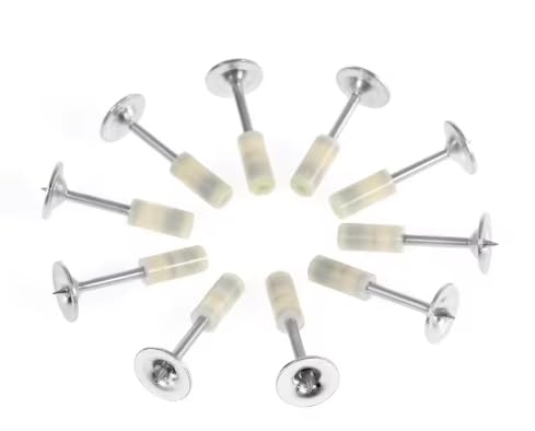 200PCS 25mm round nail manual shooting round nail gun fixed nail ceiling cultural relic diameter 7.3mm for mini nail gun