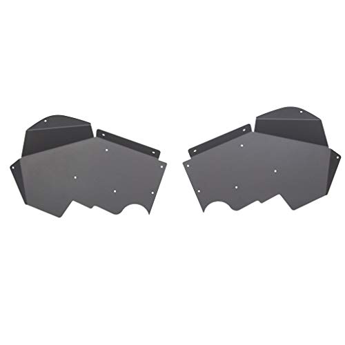 Jmtaat Front Inner Splash Guards Fender Liners For 2007-2019 Jeep Wrangler Jk Jku 4Wd Bolt-On Style Aluminum Flare Wheel Well Cover #TOP2