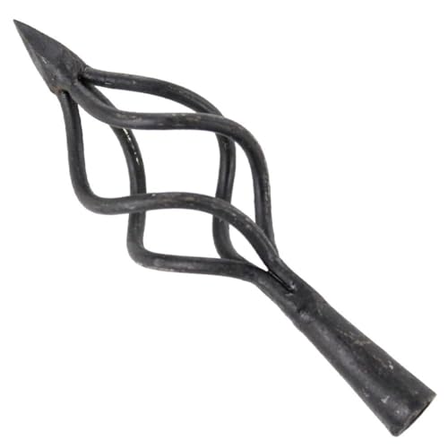 The Sizzling Archers Forged Iron Cage Fire Arrow Head
