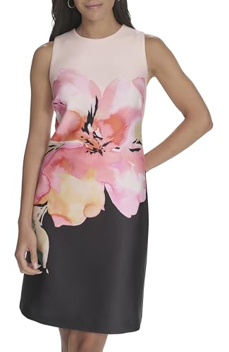 Calvin Klein Women's Floral Scuba Event Party Dress