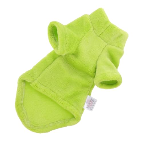 Healifty ハイ ネック 暖かい 猫 服 猫用 衣装 猫 クリスマス 衣装 室内 チャンキー 黒 コート 猫 ぬいぐるみ 猫 ジャケット 白 猫 セーター 暖かい 猫 服 軽い