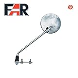  SPECCHIETTO SINISTRO SX RETROVISORE COMPATIBILE CON PIAGGIO VESPA PK 50 XL 1987 CROMATO