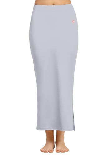 Image of TRENDMALLS Women's Polyester Spandex Stretchable Straight Saree Shapewear Petticoat for Women, Cotton Blended, Skirts for Women, Saree Shaper