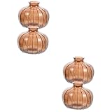 IMIKEYA 4 Pièces Vase Pot De Fleur Terrarium Décor Chinois Décoration De Bureau Boîte ...