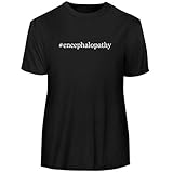 One Legging it Around #Encephalopathy - Hashtag Men's Funny Soft Adult Tee T-Shirt, Black, XX-Large