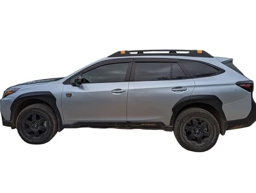 Image of 2020-2025 Tape-On Rain Guards for Subaru Outback Side Window Visor Deflectors, Premium Limited Touring, Durable Tinted Vent Shades 2021 2022 2023 2024