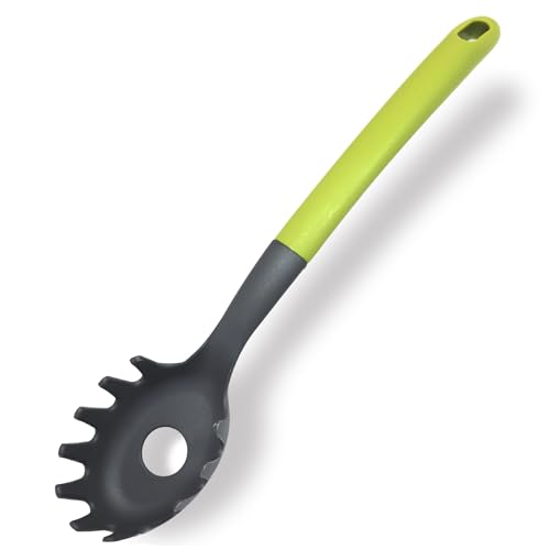 Fackelmann Servispaghetti con manico in plastica riciclata, materiale parte funzionale in nylon resistente alle alte temperature, dimensioni 32.5x6x6 cm