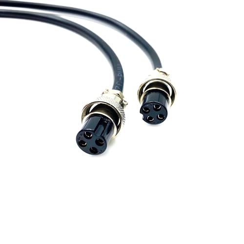 Cable GX16 4 pines hembra a hembra 2 m miniatura 6