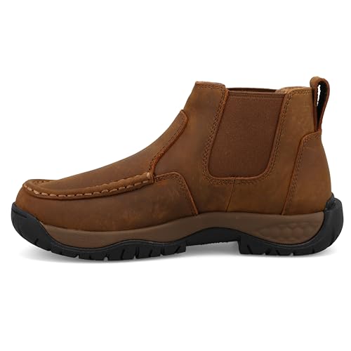 Twisted X Women's 4" All Around Chelsea Work Boot, Moc Toe with CellStretch2