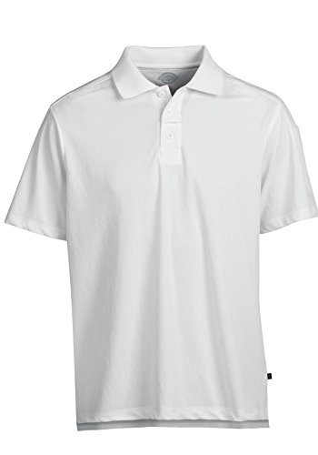 Dickies Men's Tactical Performance Polo Shirt, White, L