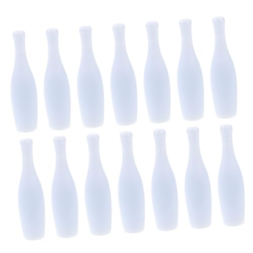 Mipcase Mini Bowling Pin Bulk 30pcs Tabletop Bowling Pins Accessories for Bowlers Plastic Bowling Pin Set Indoor Portable Bowling Game