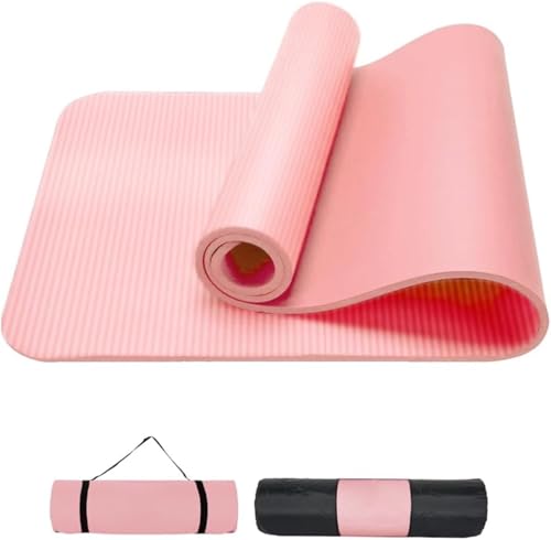 Hueyausミディアム ヨガマット 極厚 20mm/15mm 幅183*60cm/183*80cm 4色 大型 多目的 エクササイズマット トレーニングマット 滑り止め ストレッチ 室内運動 座位 柔らかい 快適 防水 防寒 ダイエット 厚手 初心者 滑