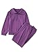 blibean Tween Girls Sweatshirt Half Zipper Sweat Pants Sets Kids Girl Athletic Jogger Jogging Suits Collar Pullover Outfits Fall Fashion Clothes Pullover Tops Size 10-11 Years Old Purple