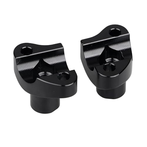 Bloc de levage de guidon 1 po en aluminium noir pour Dyna et Softail