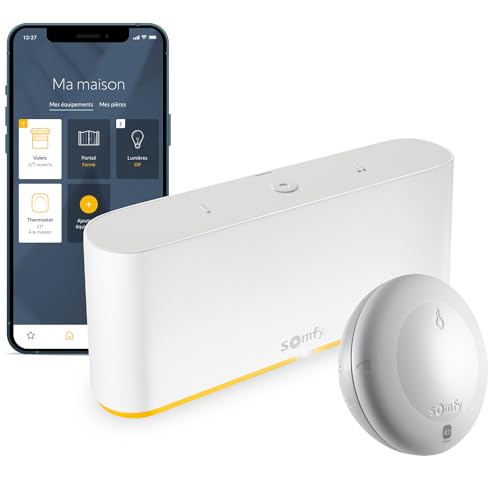 Pack Somfy Tahoma Switch + Capteur de Température extérieure sans Fil Thermis Wirefree IO | pour Garder la fraîcheur dans Votre logement avec des scenarios...