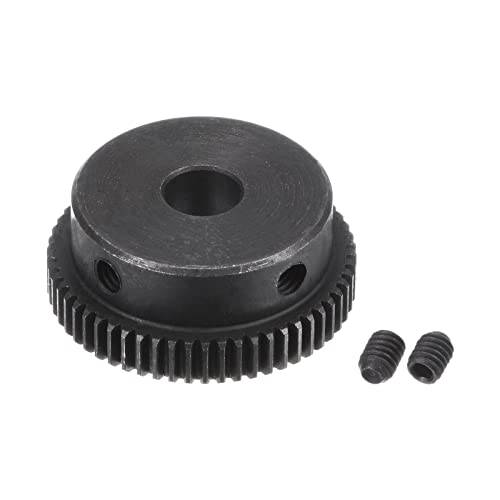 Tool parts 0.5 Mod 58T 6mm Bore 30mm Outer Dia 45# Carbon Steel Motor Pinion Gear Set