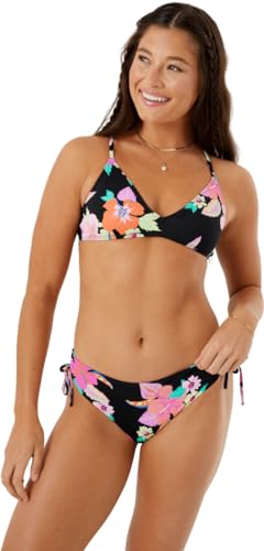 Roxy Women's Bikini UPF 50+, Quick-Dry, Removable Pads, Swimsuit Top, Surf & Beachwear