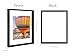 Golden State Art, 8x10 Floating Picture Frame Aluminum, Tempered Clear Glass Displays Any Size Photo Up to 8 x 10, for Home or Gallery Decoration (Black, 3 Pack)