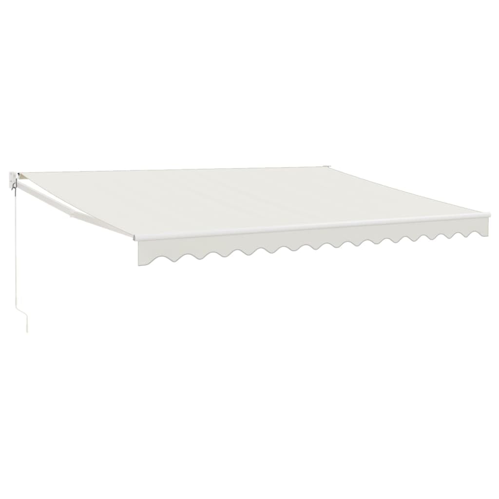 Store banne rétractable crème pour protéger votre terrasse du soleil