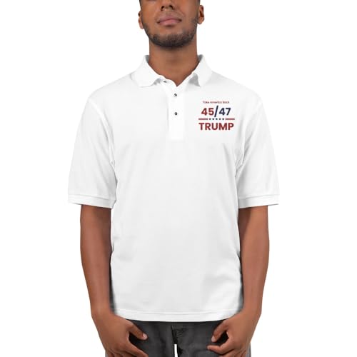 45/47 Trump 2024 Take America Back Men's Premium Polo