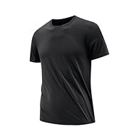 Tip: Please refer to the size chart in the picture before purchasing. If you are unsure of your size or prefer a looser fit, you can buy one size up. Material : This men's short sleeve t-shirt is made of comfortable fabric, lightweight, breathable an...