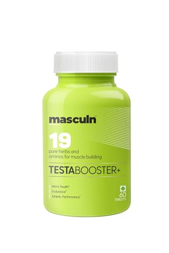 MASCULN Testosterone Booster Supplement for Men Gym – Pack of 60 Capsules MASCULN Testosterone Booster Supplement for Men Gym – Pack of 60 Capsules