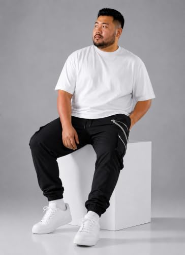 Image of INKKR Men Plus Size Cargo Pants || Plus Cargo Pants Cotton || 2XL-6XL