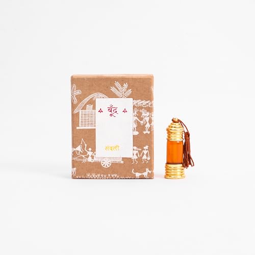 Image of Boond Fragrances Sandali Sandalwood Fragrance | Long lasting | The Luxurious and Comforting Fragrance of Sandalwood GI Tagged Unisex Organic Perfume (6ml)