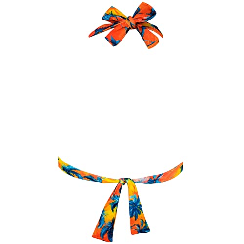 Top Biquíni Reforçado Grande Plus Size Praia Roupa De Banho (GG, Coqueiros)