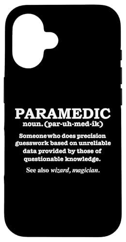 Paramedic Definition Funny EMT ~} Ae_gMtg X}zP[X iPhone 16 p