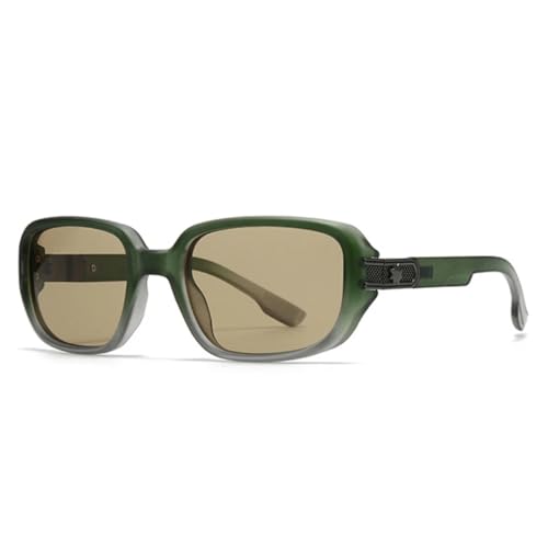 Lunettes de soleil rétro verres dégradés bleu vert et détails rivets vintage UV400