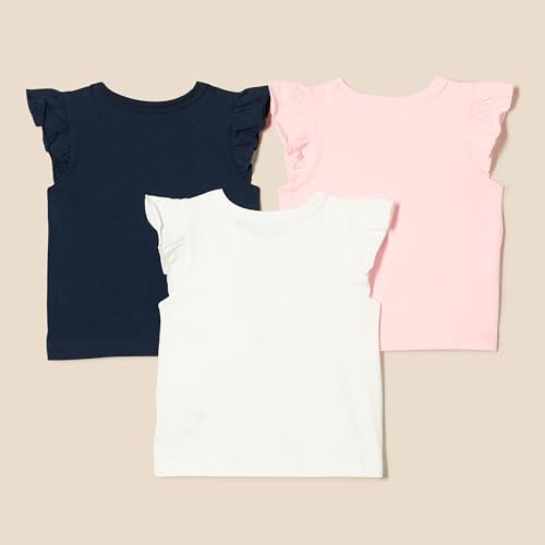 Amazon Essentials Girls and Toddlers' Sleeveless Ruffle T