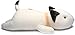 Archile Bull Terrier Dog Big Abrazado Almohada Suave Peluche Juguete Peluche Blanco 21