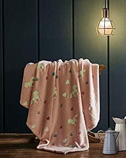 Manta prémium para niños, que brilla en la oscuridad, acogedora manta Sherpa para adolescentes y niños