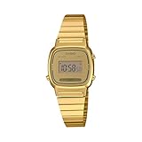 "Relogio Casio Vintage Feminino Digital, Caixa de 2,46 Cm, Pulseira de METAL, WR - LA670WGA-9DF"