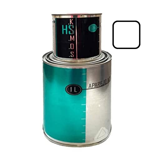 Ksmos Aparejo Imprimacion para coche de 2 componentes color Blanco 1LT + 250ML. Anticorrosivo y gran adherencia