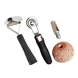 DINHEAROM Kit Réparation Pneus avec Tête De Meulage Bol De Pression Insonorisant Outil pour Voiture Et Vélo Kit Crevaison VTT Polyvalent