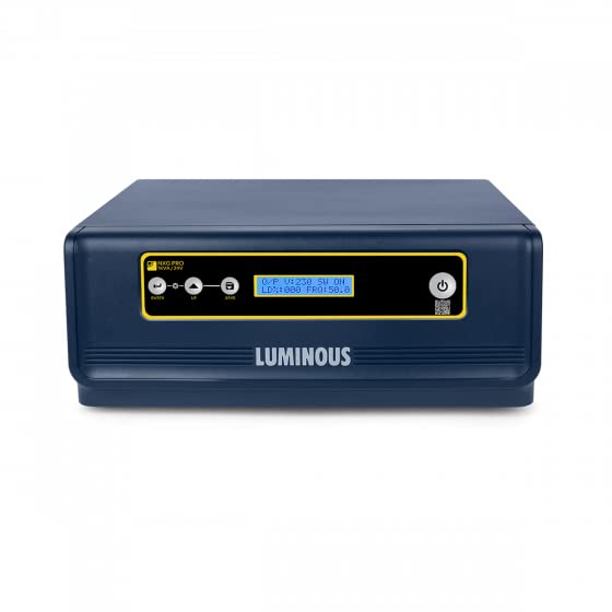 Luminous Inverter NXG PRO 1KVA/24V INBUILT MPPT CHRAGE Control/SINE Wave NVERTER/with LCD DIPLAY