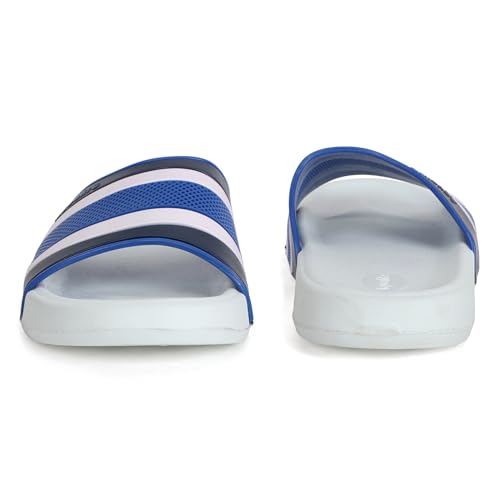 Image of Aqualite AL-192 Men Slides Slipper with Slip-on wear, Comfort and Flat Base Flipflop for dailywear uses.