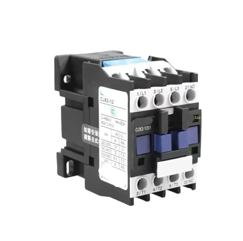 Contacteur CA CJX2-1201 bobine 24V pour une isolation sûre des moteurs 12A