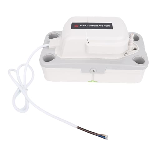 Generic Bomba de Condensado Automática, Tanque de 1500ml 350L H 5m Elevación para Aire Acondicionado Deshumidificador Máquina de Hielo, con Interruptor de Control Doble y Detección de