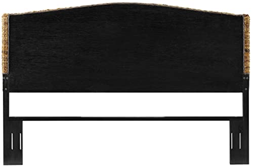 Crosley Furniture Serena Handwoven Natural Fiber Rattan Bed Headboard, Banana Leaf, King - Image 4