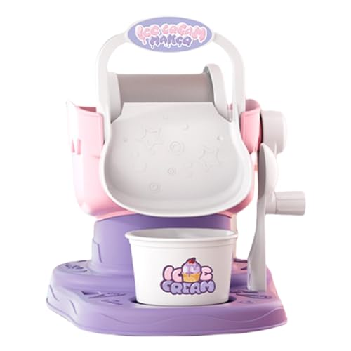 Yogurt Maker - Máquina de helados, aparato de cocina divertido, resultados rápidos manuales, fácil de tratar para helados, sorbete de enfriamiento duradero
